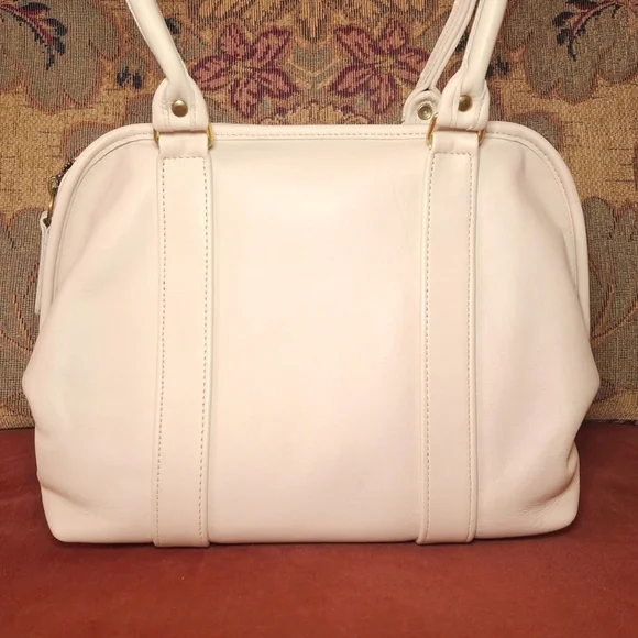 SOLD - NIB! Coach 4055 Vintage Leather Soft Satchel Bag in Bone - Picture 5 of 12